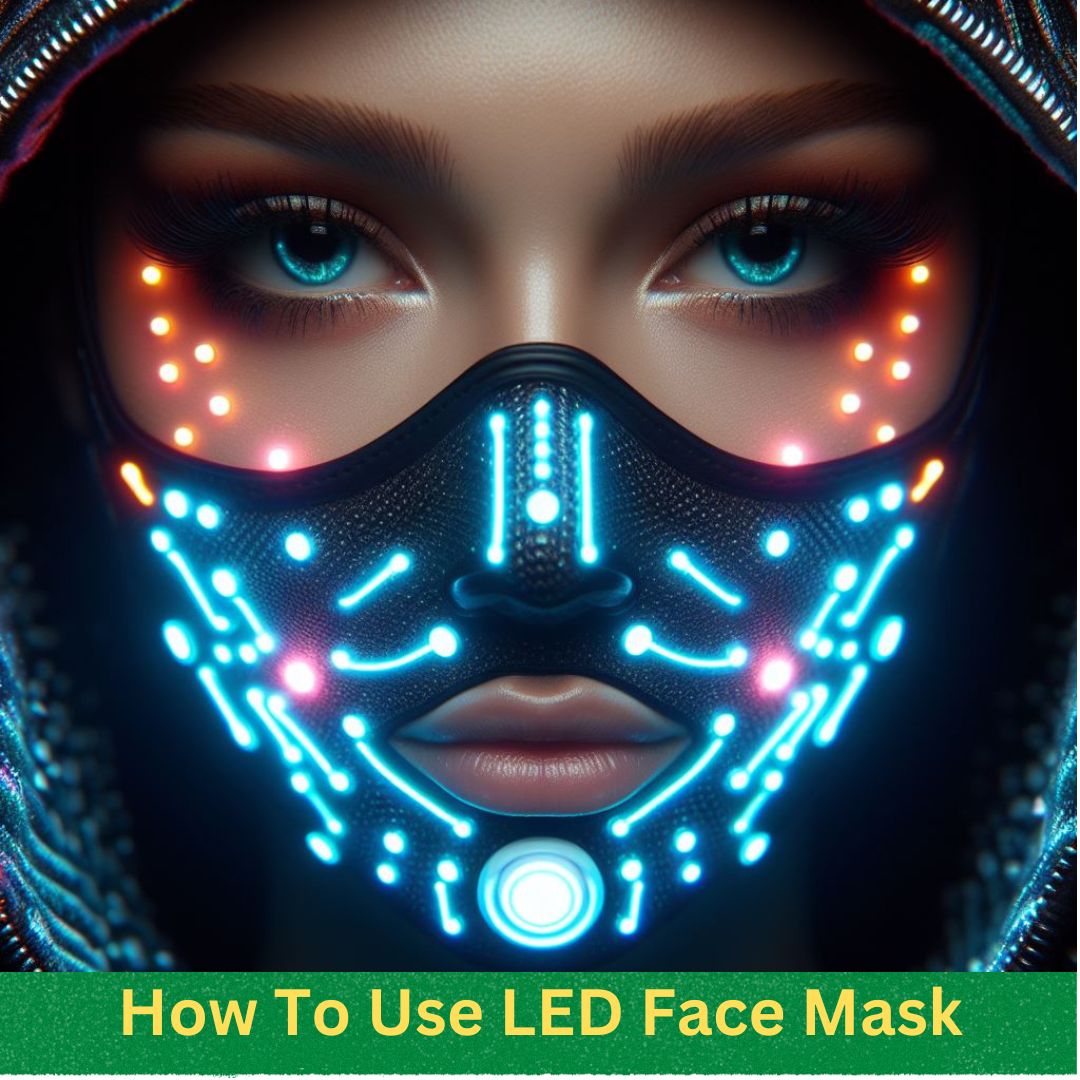 how to use LED face mask