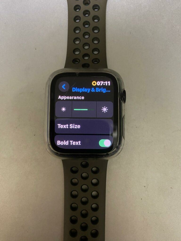 Adjust the display brightness on Apple Watch