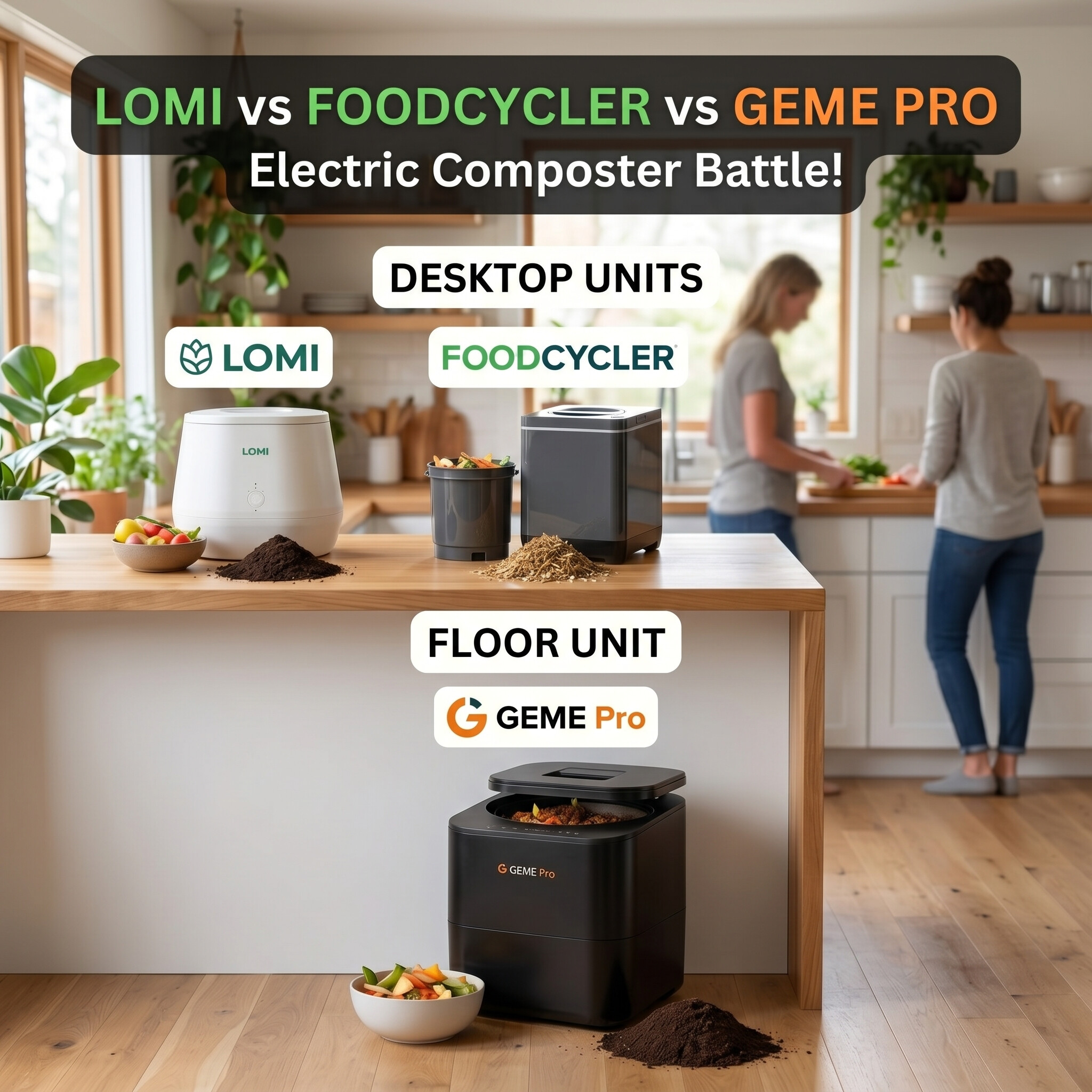 Lomi Vs FoodCycler Vs GEME